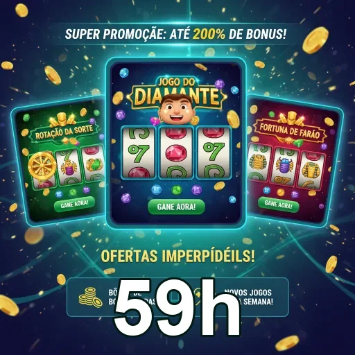 Promoções atuais da 59h na plataforma